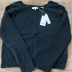 Vince Classic Black Crew Neck Sweater
